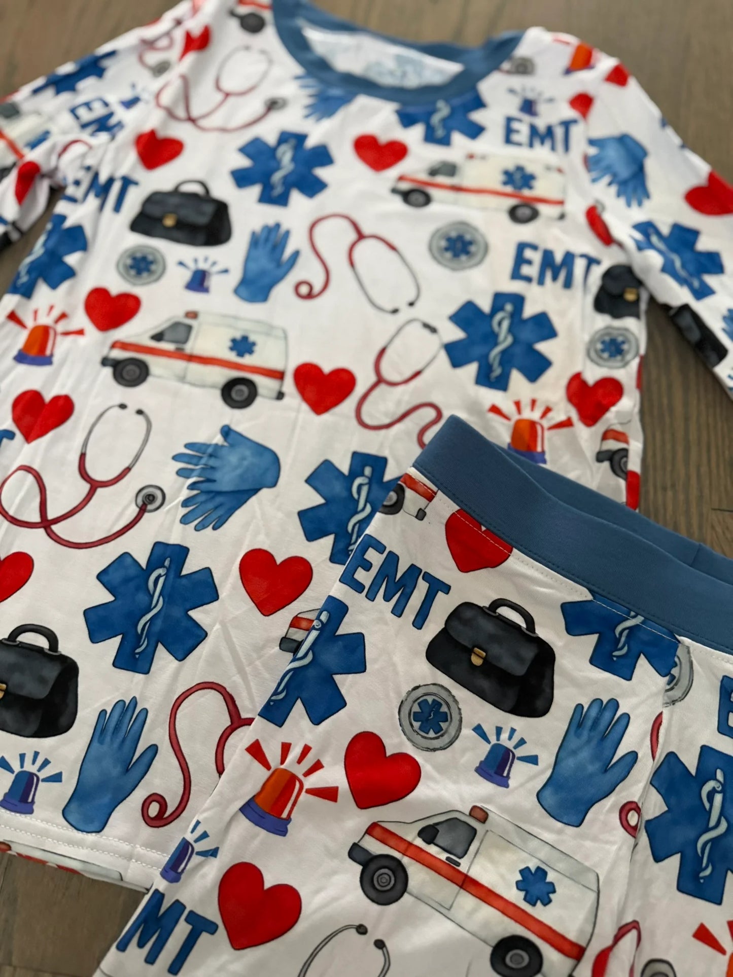 "EMT On Duty" Two-Piece Comfy Cozies