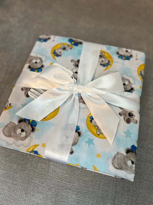 "Blue BuddieZzz” 60x60 Bamboo Blanket