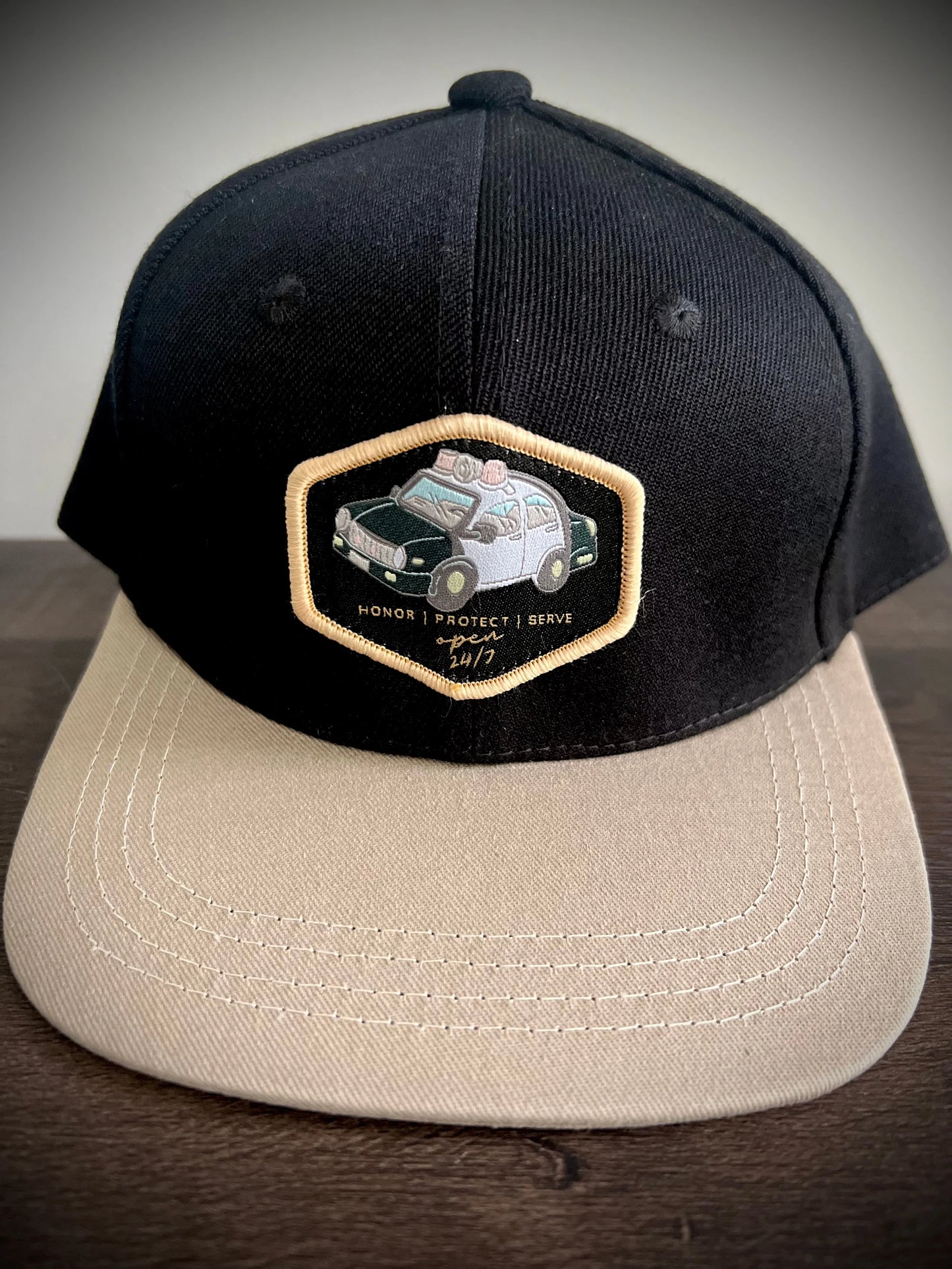 Retro Police Snapback Hat