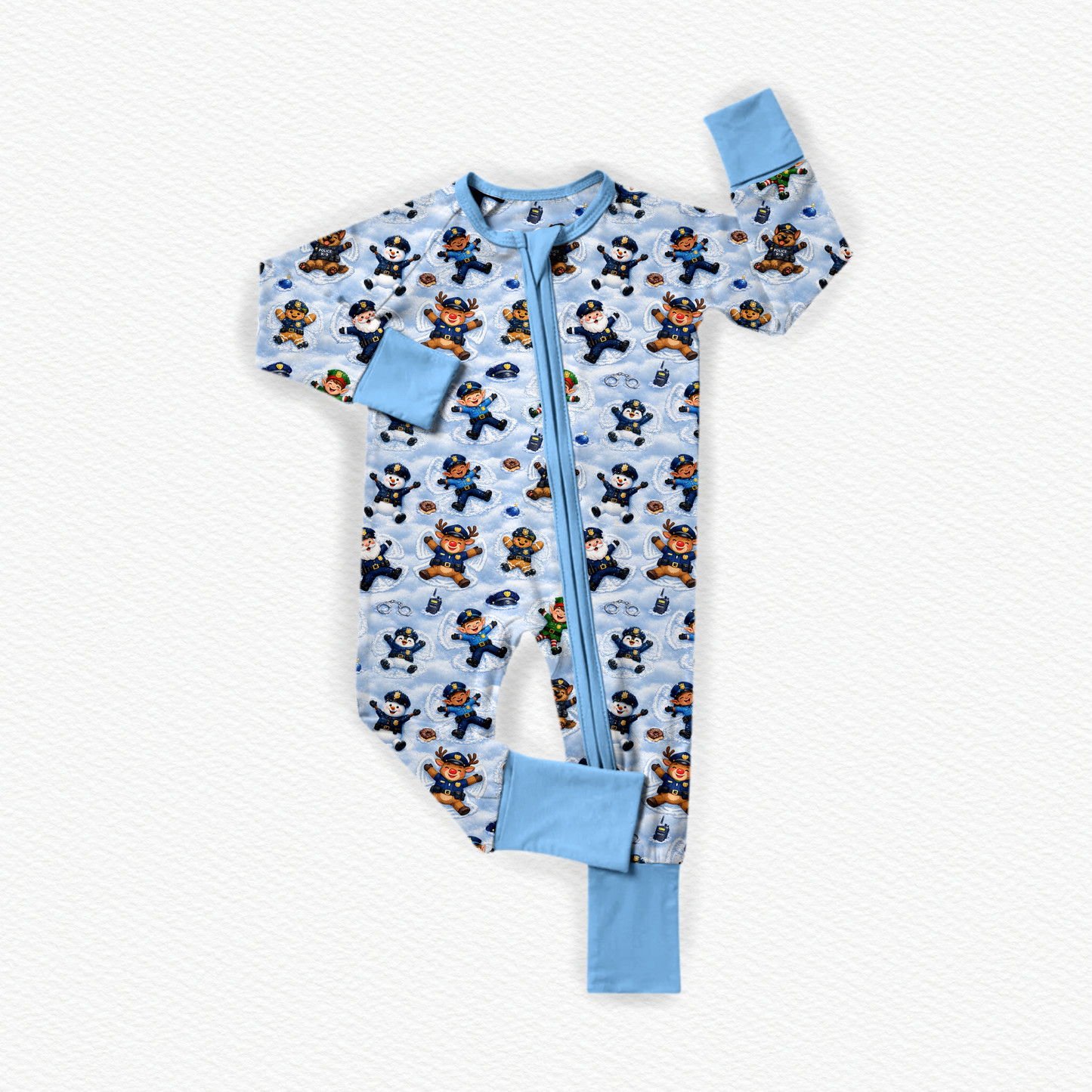 Snow Angels on Duty Zip-Up Comfy Cozies PREORDER