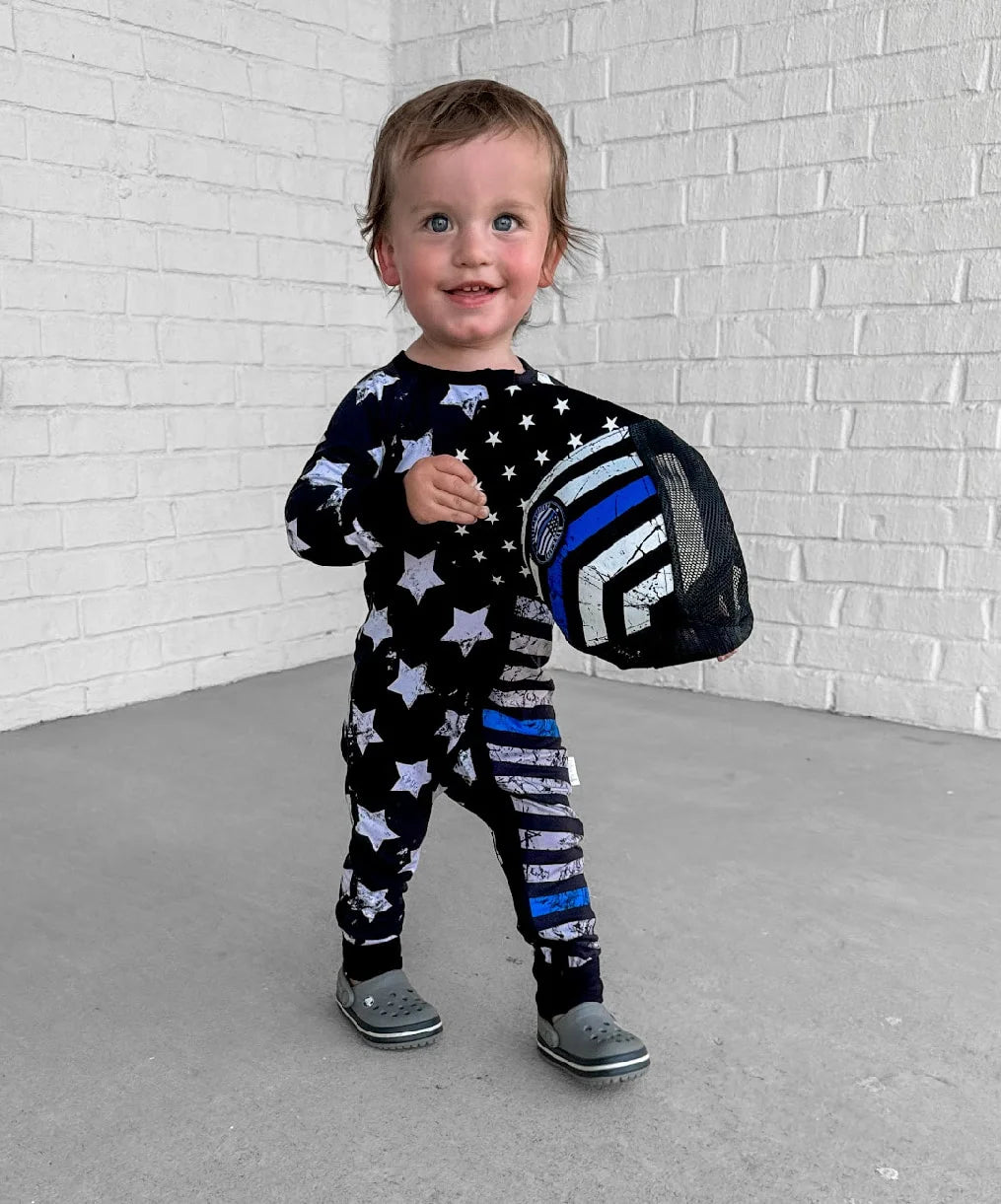 TBL Stars and Stripes Comfy Cozies Zip-Up