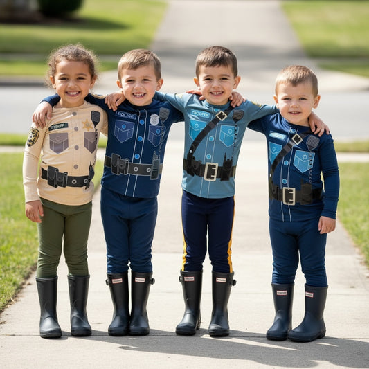 Law Enforcement Uniform Comfy Cozies - Choose Style