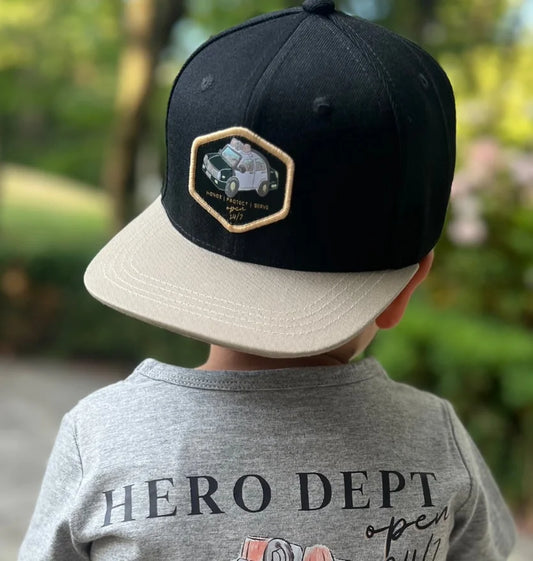 Retro Police Snapback Hat