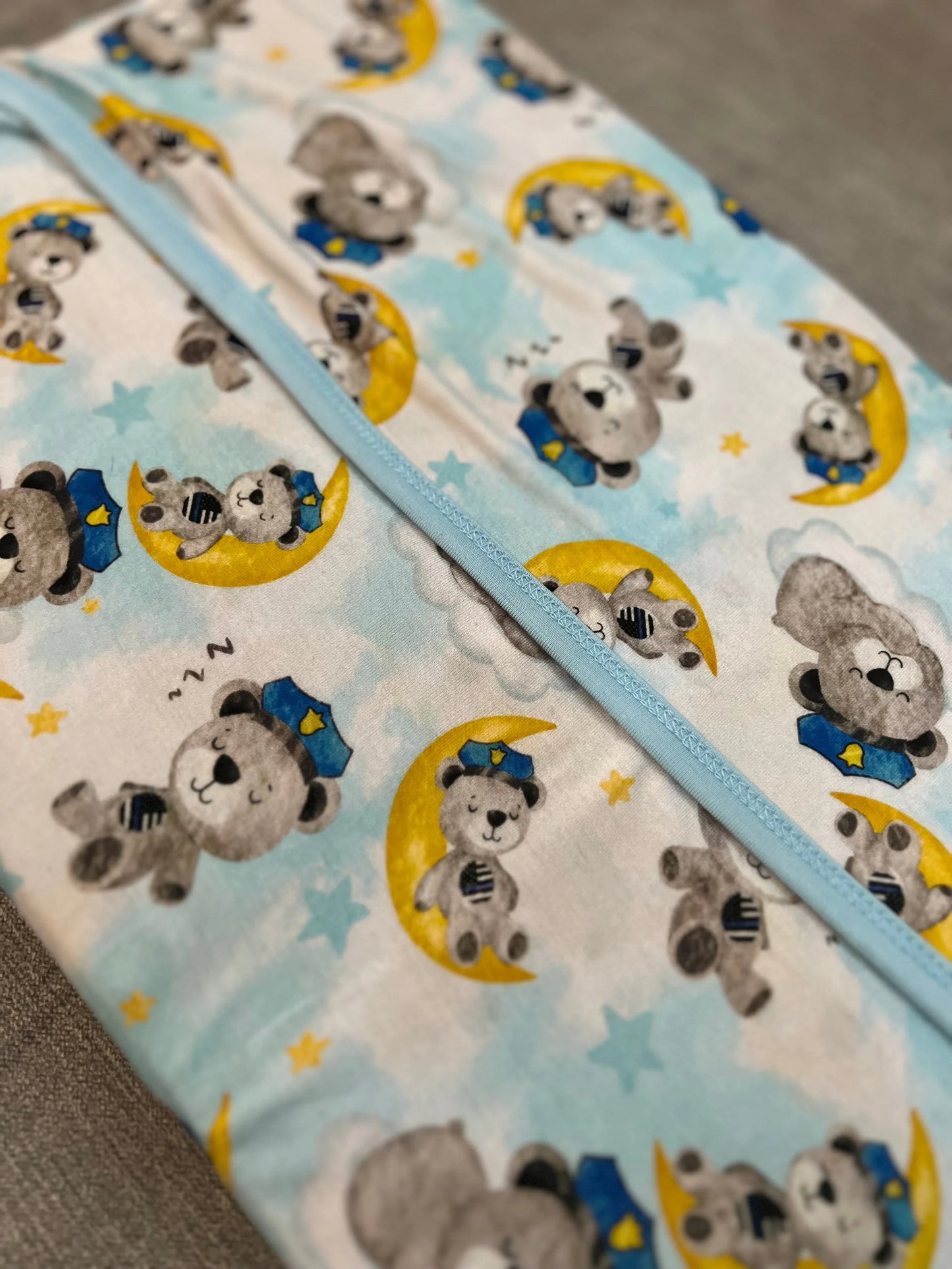 "Blue BuddieZzz” 60x60 Bamboo Blanket