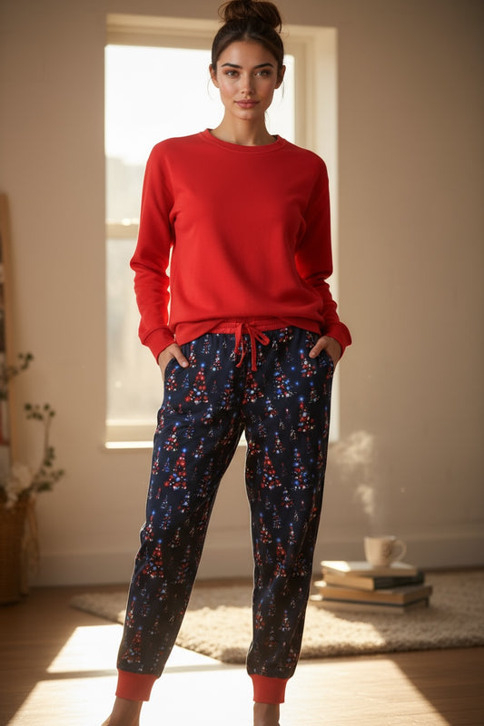 "Flashing through the Night" Womens Comfy Cozies Lounge Pants