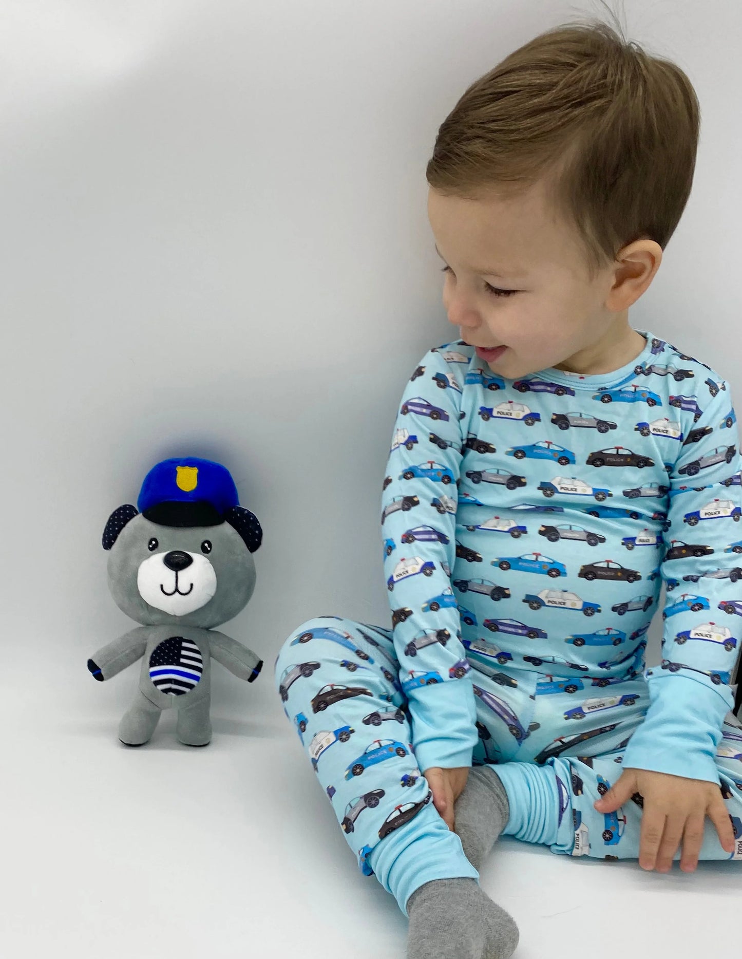 Beep Beep Police Cars Two Piece Comfy Cozies