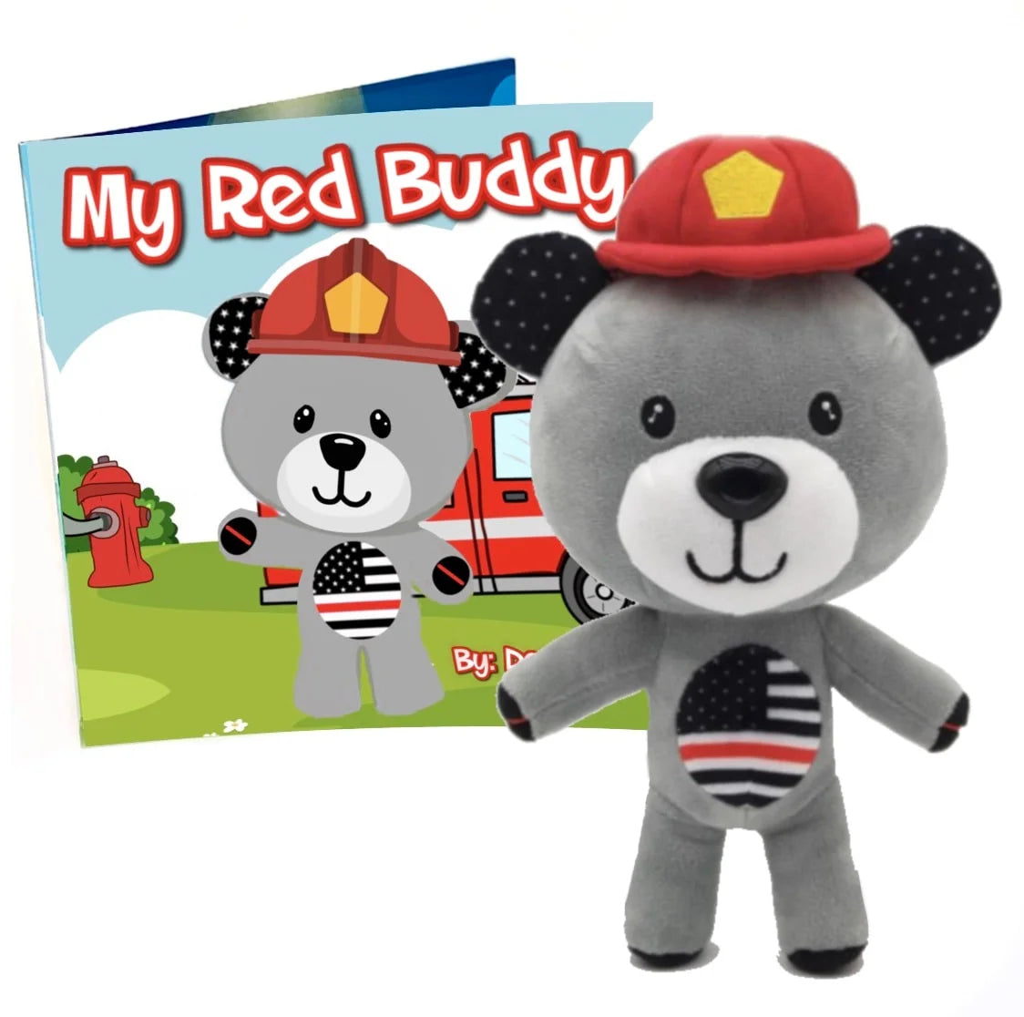 My Red Buddy Bear & Bundles (Daddy or Mommy)
